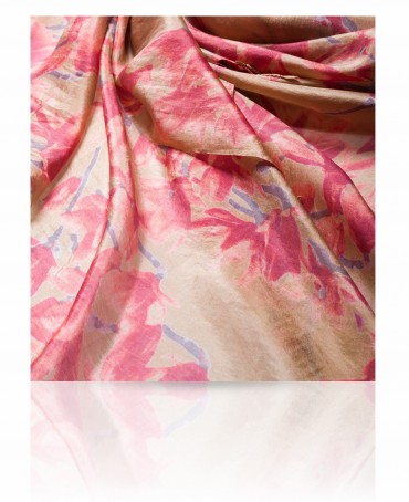 Палантин Женский S-ORCHID/BROWN